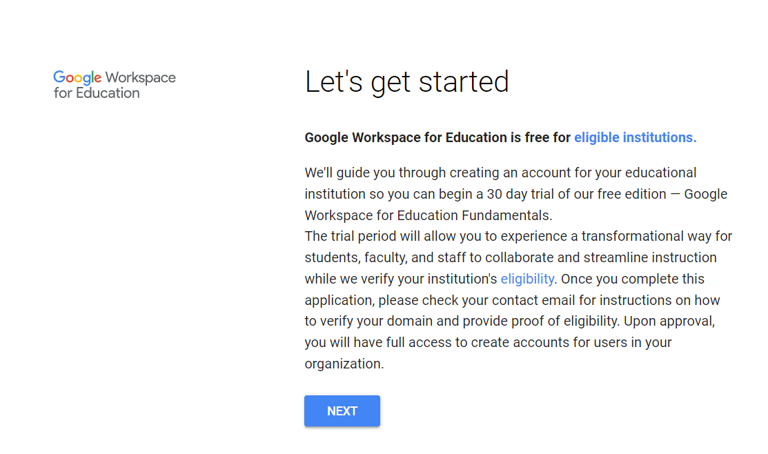 Thông báo của Google Workspace