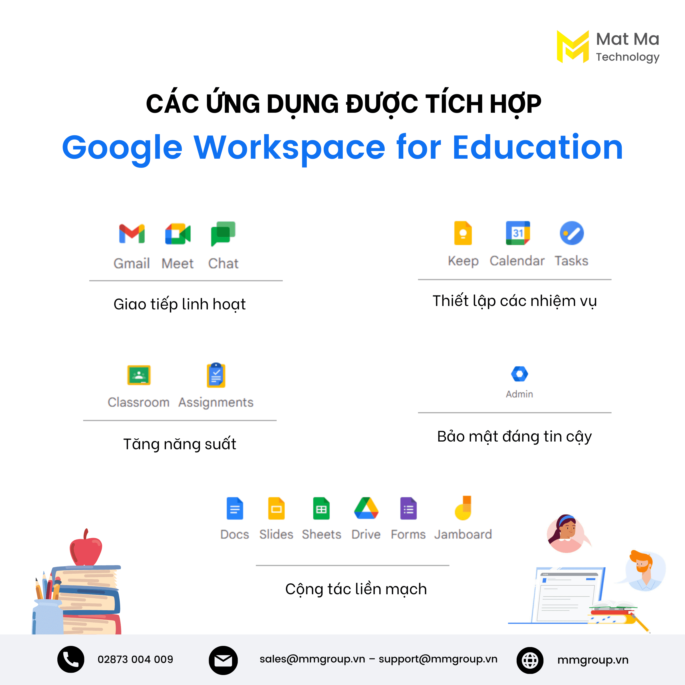 ứng dụng google workspace for education