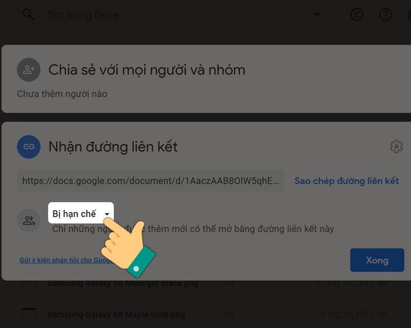 Quyền truy cập Google Drive