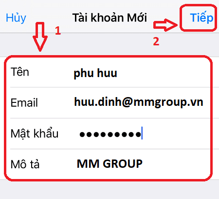 Đăng nhập mail công ty