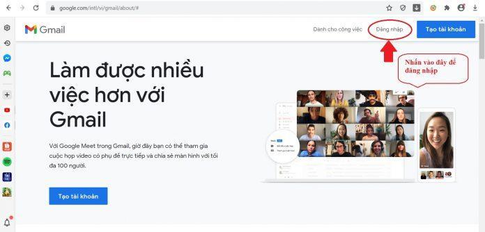 Đăng nhập Mail Công ty trong gmail