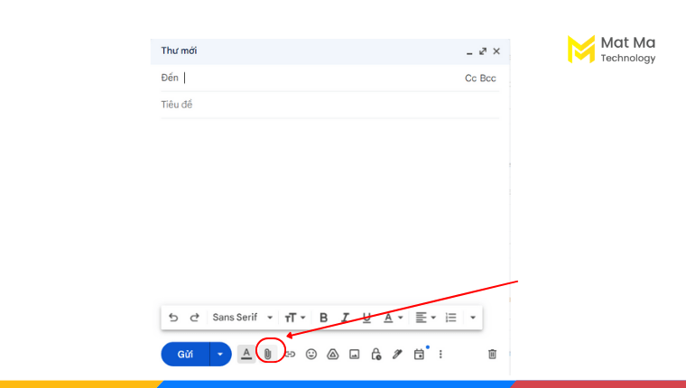 Cách đính kèm tệp Gmail