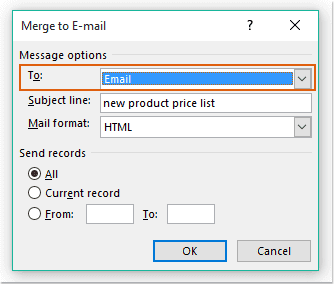 Gửi nhiều mail trong Outlook