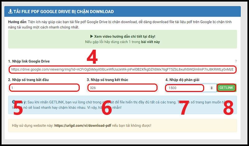 Tải file từ Google Drive