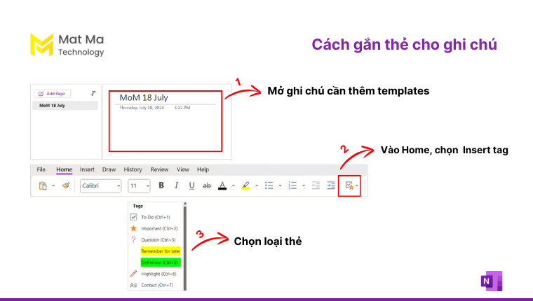 cách gắn thẻ