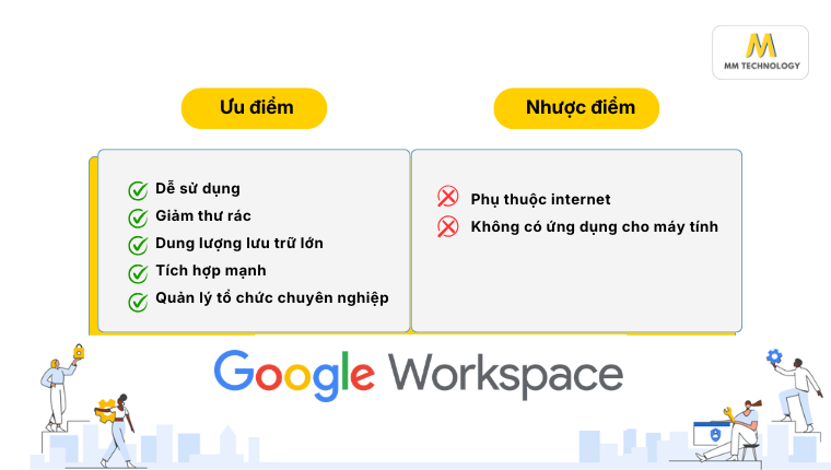 ưu và nhược điểm của Google Workspace