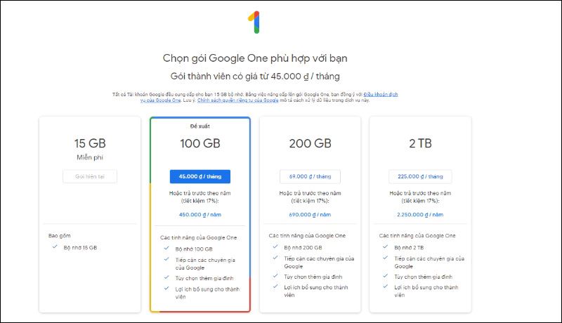 3+ Cách Mua Thêm Dung Lượng Google Drive New 2023 - Mat Ma Technology Co.,  Ltd