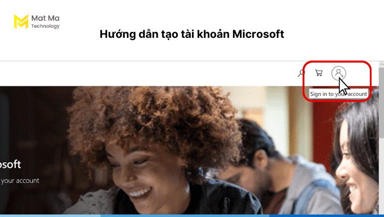 Đăng nhập vào Microsoft
