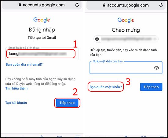 Quên mật khẩu