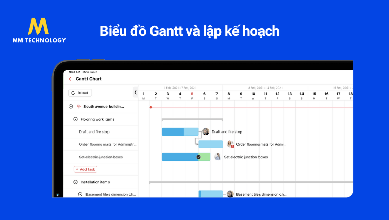 Lập kế hoạch và biểu đồ Gantt