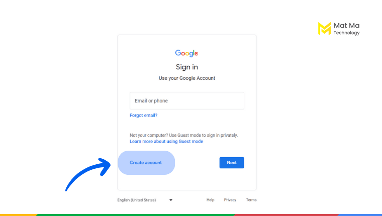 Đăng ký tài khoản Google Meet