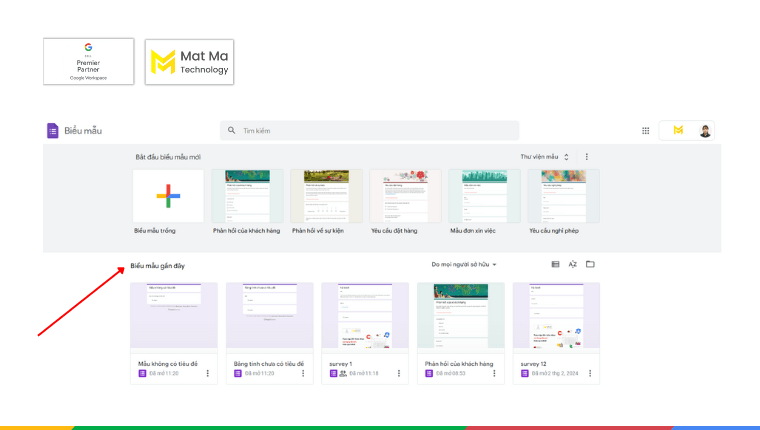 Cách lưu lại biểu mẫu tạo trong Google Forms