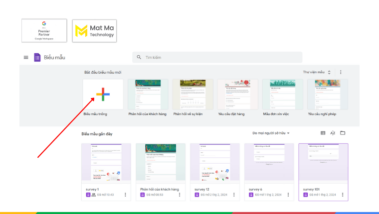 Cách tạo khảo sát bằng Google Forms