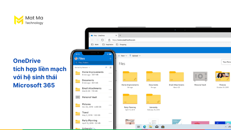 So sánh khả năng tích hợp của Onedrive và Google Drive