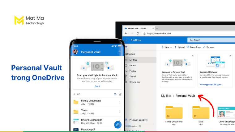 Personal Vault trong OneDrive