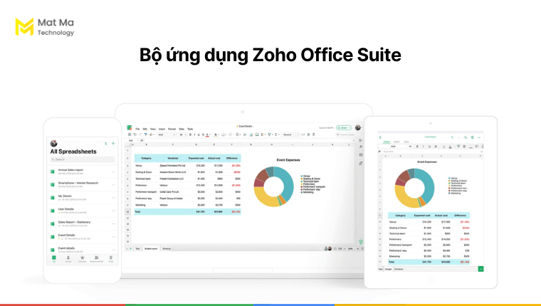 Bộ ứng dụng Zoho Office Suite