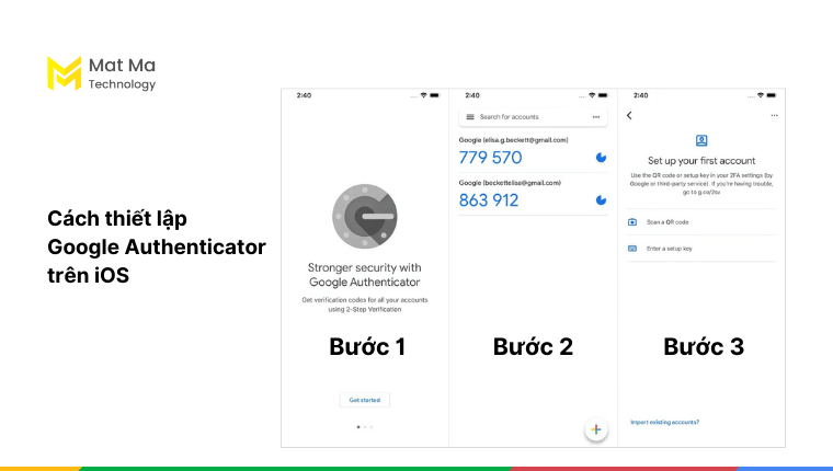 cách cài Google Authenticator trên iOS