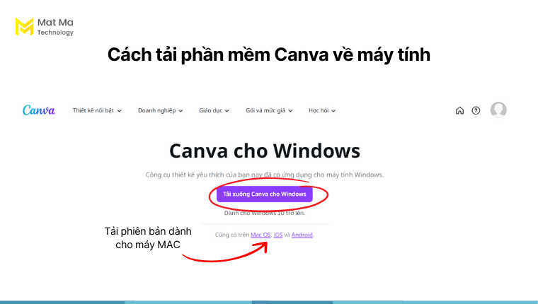 Cách tải phần mềm Canva về máy tính