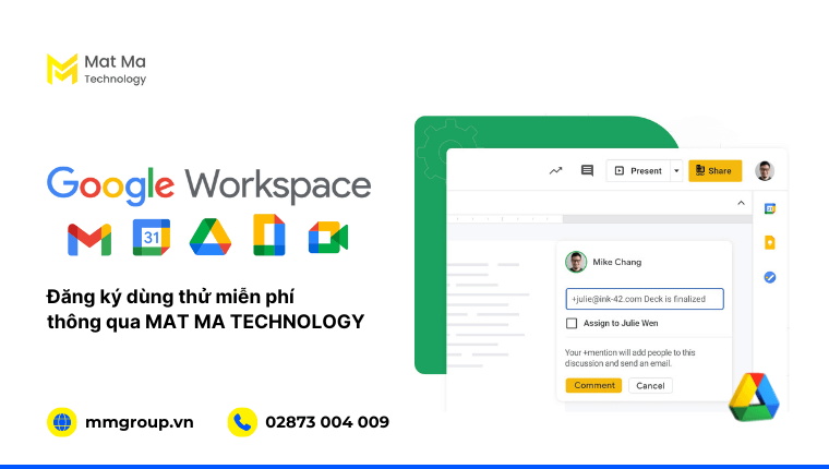 dùng thử Google Workspace