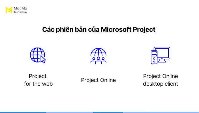 Các phiên bản của Microsoft Project 