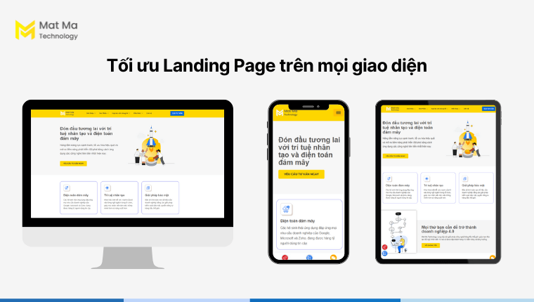 Tối ưu hóa Landing Page mọi giao diện