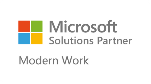 huy hiệu microsoft Solutions Partner for Modern Work