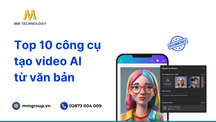Top 10 công cụ tạo video AI từ văn bản