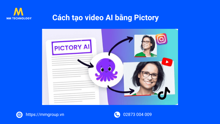 Công cụ chuyển văn bản thành video Pictory