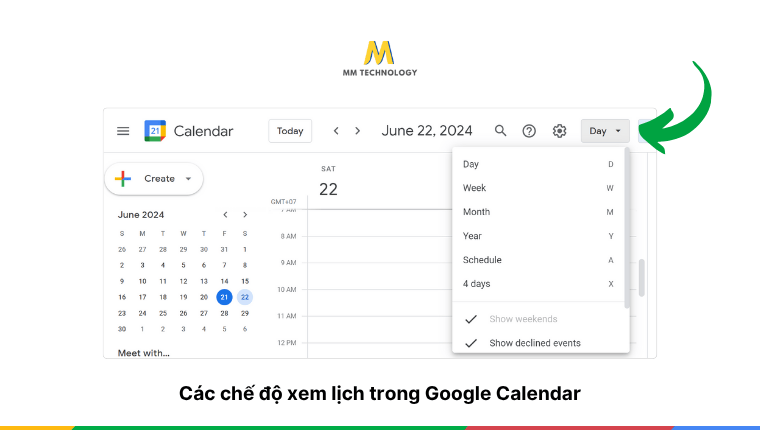 Cách sử dụng Google Calendar