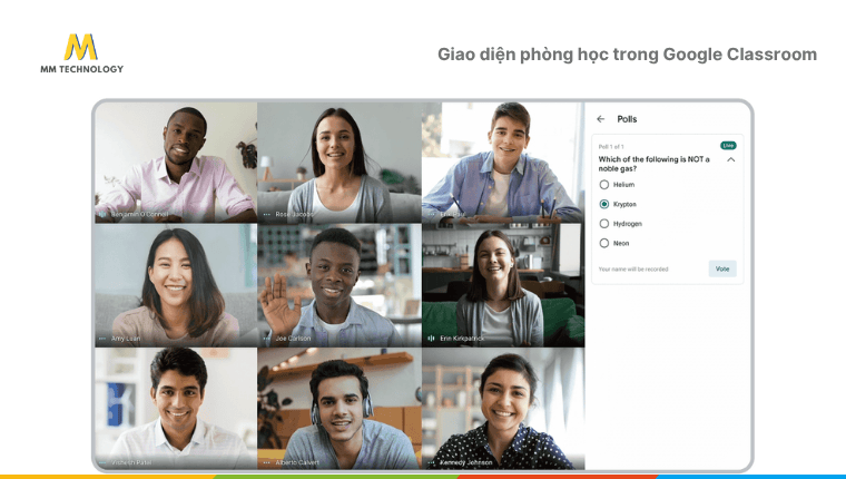 lớp học trực tuyến