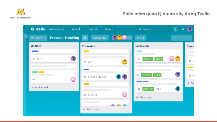 phần mềm quản lý dự án xây dựng