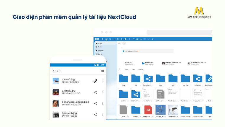 Phần mềm quản lý tài liệu NextCloud