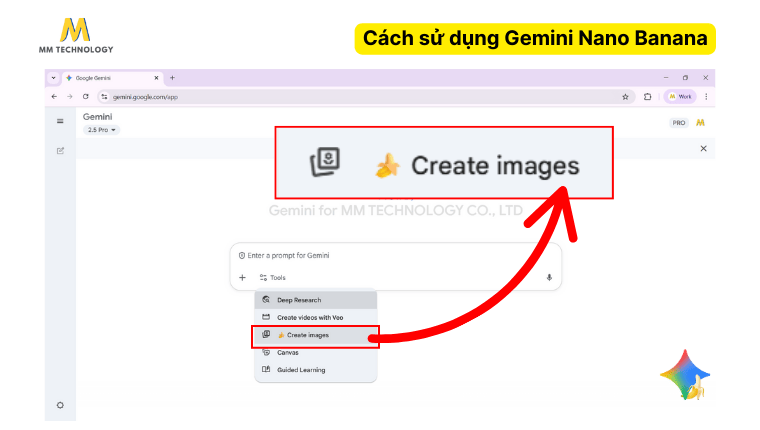 Cách sử dụng Gemini Nano Banana