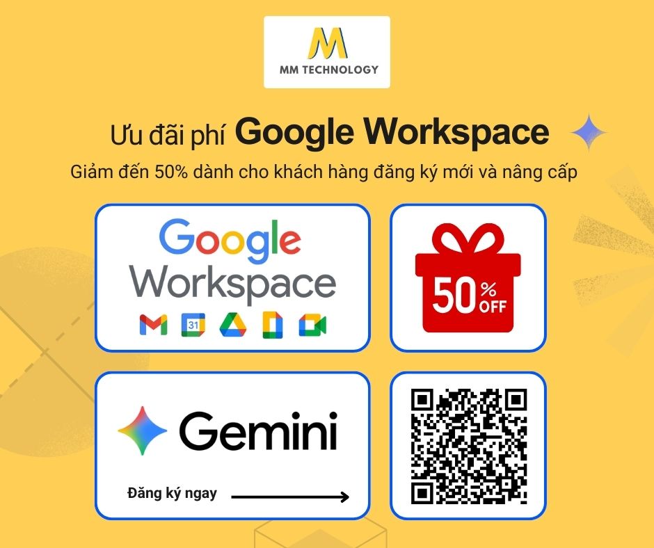 ưu đãi google workspace