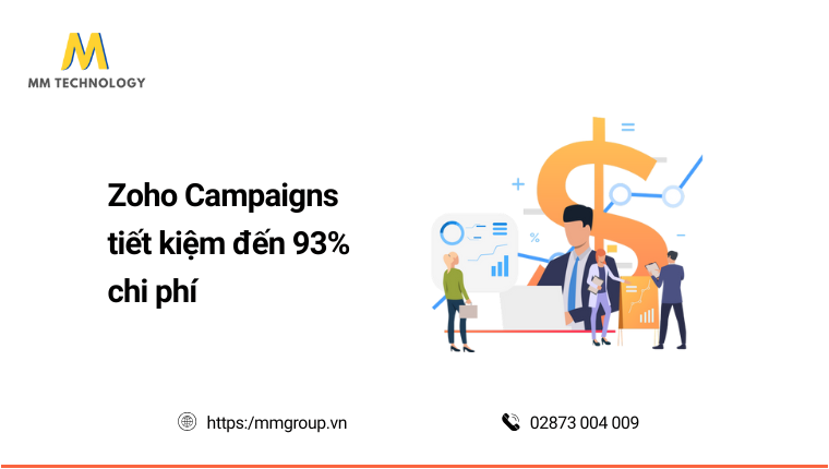 Zoho Campaigns tiết kiệm chi phí hiệu quả