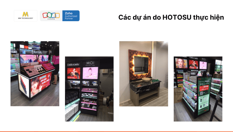  Các dự án do HOTOSU thực hiện