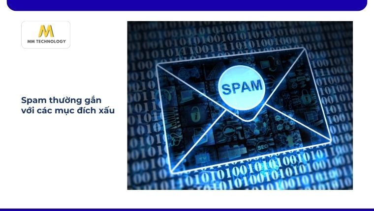 Spam thường gắn với các mục đích xấu
