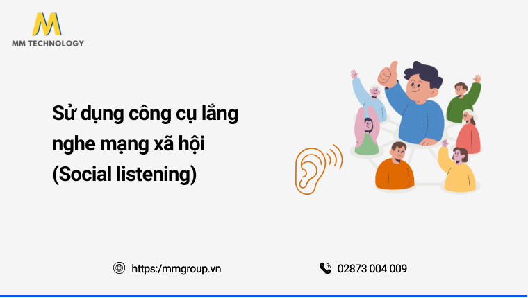 Sử dụng công cụ lắng nghe mạng xã hội