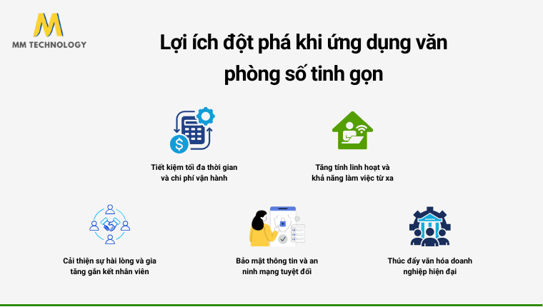 Lợi ích khi sử dụng văn phòng số