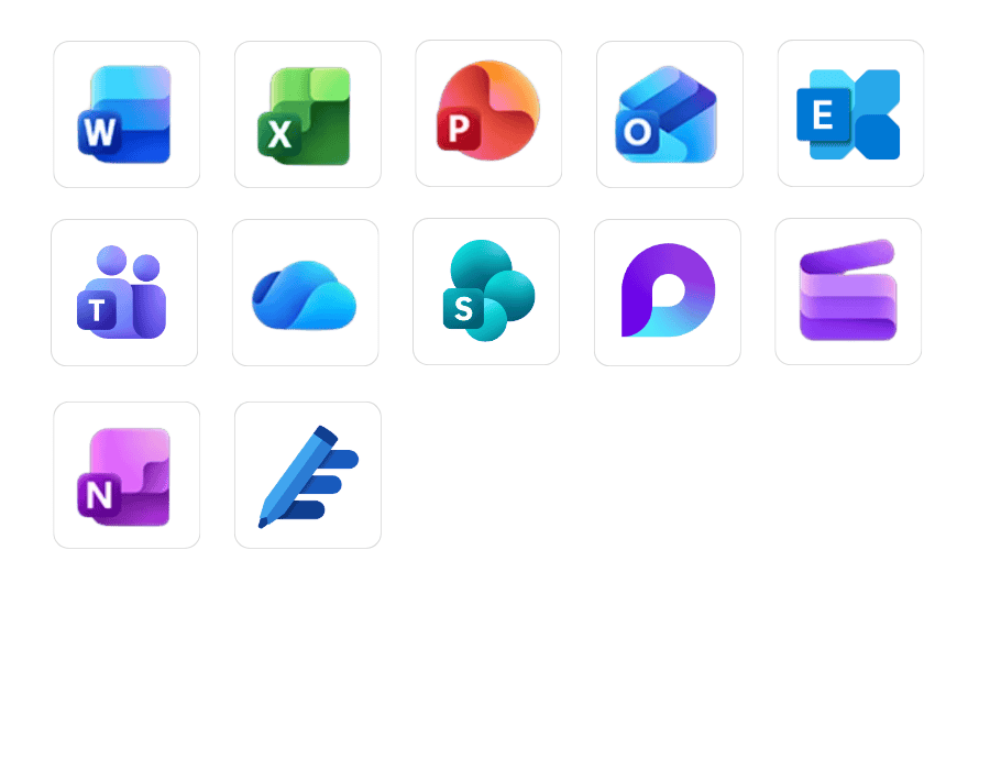 bộ ứng dụng microsoft 365