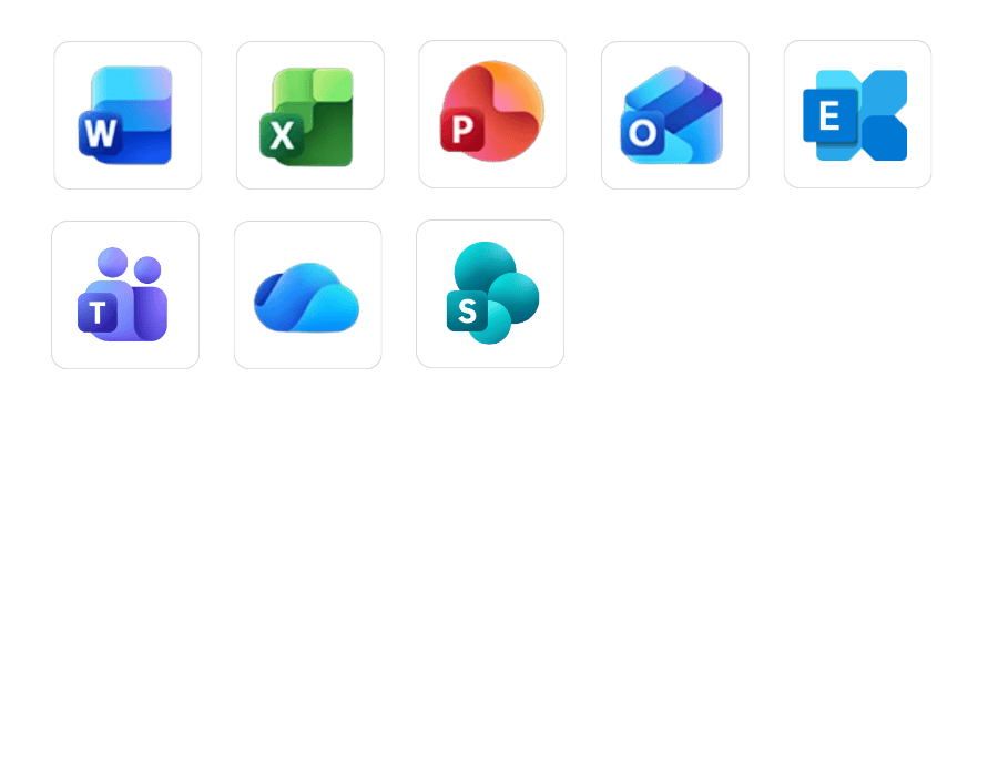bộ phần mềm microsoft 365