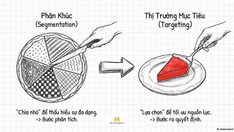 Phân biệt giữa phân khúc khách hàng và thị trường mục tiêu