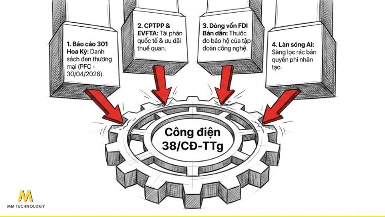 siết chặt bản quyền