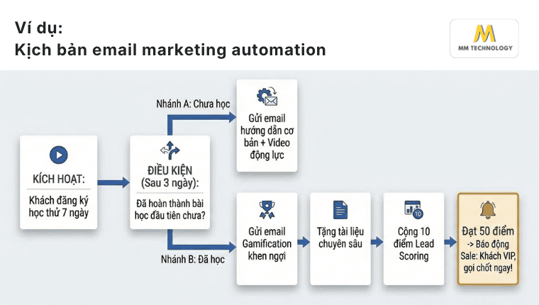 Kịch bản email marketing automation
