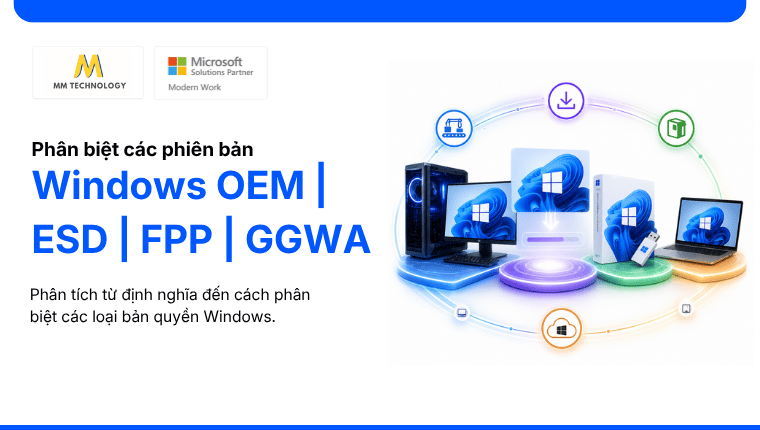 Windows OEM là gì và các phiên bản liên quan