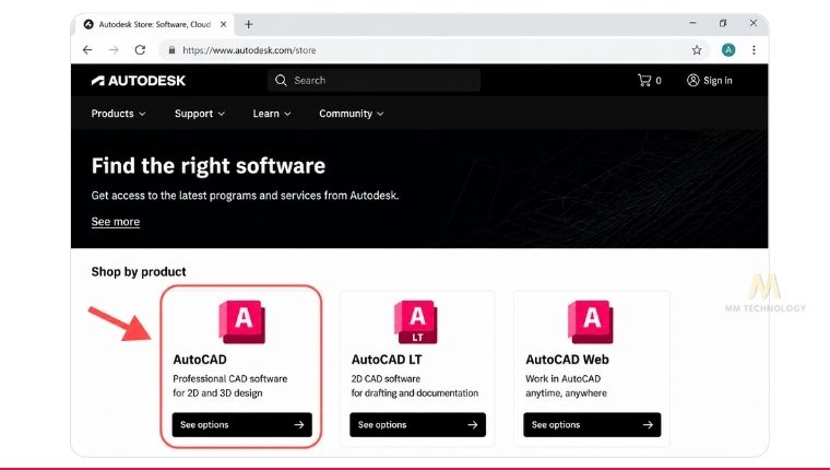 Mua AutoCAD bản quyền với Autodesk
