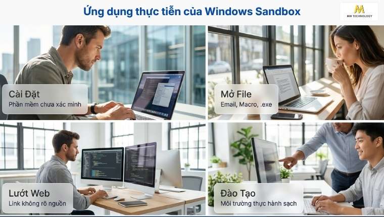 Những ứng dụng thực tế của Sandbox