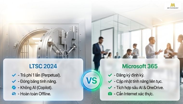 Office LTSC 2024 vs Microsoft 365