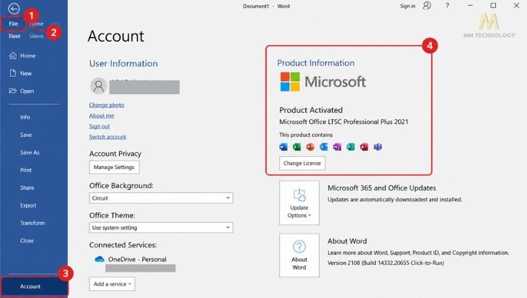 Kiểm tra trạng thái kích hoạt Windows và Office