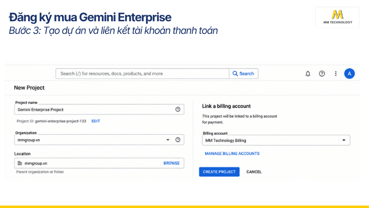 Bước 3 - Đăng ký mua Gemini Enterprise